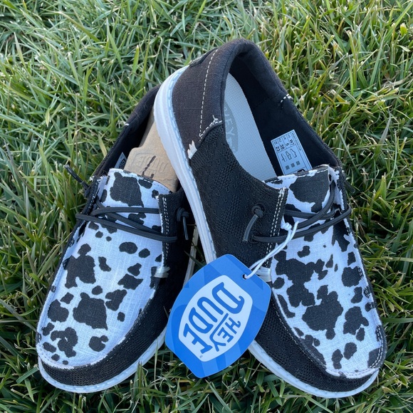 Hey Dude Shoes - Hey Duse Wendy Boho Cow Wild Loafers